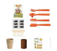 Générique Kit D'expérimentation De Biologie Végétale - Jouet Éducatif Scientifique sur Les, Kit De Terrarium De Serre, Ensemble d'apprentissage des Tiges De Jardin Intérieur Et Extérieur, pour,