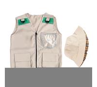 Générique Kit d'Exploration pour - Tenue Lavable pour avec Chapeau - Costumes pour pour Randonnée, Chasse au Trésor, Jungle, Fête, Visite, Nature Sauvage, Zoo, Pêche, Ranch, Camping