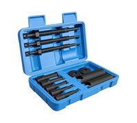 Générique Kit d'extracteur de roulement à Trou borgne, 12 pièces | Convient aux moyeux de vélo et de moto, aux roulements de roue libre et de pivot. Kit compact de 1,32 kg