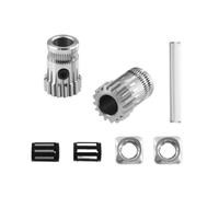 Générique Kit d'extrudeur à Double engrenage, Compatible avec Prusa, i3 3 | Kit d'extrusion Bowden en acier trempé, CR10/10S PRO, filament 1.75 mm, axe et roulements(5pcs)
