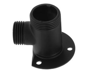 Générique Kit D'installation pour Robinet en Cuivre Coude Mural 25mm/20mm Noir pour Système de Extérieure sans Vis Inclus