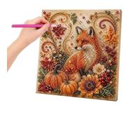 Générique Kit DIY Art Perles Automne Fleur Brillante Déco Récolte