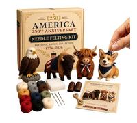 Générique Kit DIY d'Animaux en Feutre créatures en tissu à