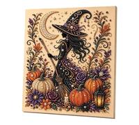 Générique Kit DIY D'art « Fantôme D'Halloween » : Mignon Et Effrayant, Création En Perles De Résine 3D Pour Adultes Débutants, Décoration Murale D'automne, Cadeau Saisonnier (E)