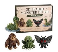 Générique Kit DIY Perlage 3D,Set Créatif Animaux 3D,Kit de Perles Débutant | Pour Amateurs, Débutants, Adultes, Anniversaires, Jours De Pluie, À La Maison, Camps D'Été, Liens Familiaux, Voyages,