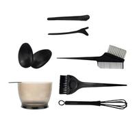 Générique Kit D'outils de Coloration Capillaire 8 Pièces Pinceau en Nylon et Bol en Pp, Facile à Utiliser et Pratique pour Teinture des Cheveux à Domicile Salon