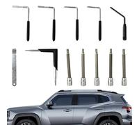 Générique Kit d'outils de dépose d' de 12 clés de démontage et d'extraction | Kit de dépose d'pour voiture pour l'entretien et la réparation de véhicules en garage