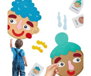 Générique Kit Emotion - Ensemble de Jeu Mains sur Visages en Feutre | Créateur de Visage, Cartes d'émotion, activité pour, développement de compétences de Reconnaissance émotionnelle, Temps de Jeu