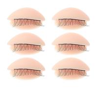 Générique Kit Extension de Cils 3 Paires Paupières Amovibles en Matériau Solide pour Entraînement Maquillage et Formation Professionnelle