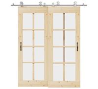 Générique Kit Fixation Porte coulissante 200 cm Acier Inoxydable Argenté,Quincaillerie pour Portes,12.98KG-3295760