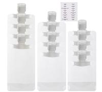 Générique Kit Flacons de Voyage Rechargeables 30ml 50ml 100ml en Pel pour Shampooing et Gel, Trousse Pratique pour Déplacements et Voyages