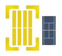 Générique Kit Marcatura Linee Sportiv - Set Da Esterno per Confini Paddle Tennis Driveway Con Delimitatori A Terra, Sportivi Antivento per Tennis Da Posizionare Su Prato Giardino Campo