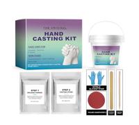 Générique Kit Moulage Mains 3D DIY - Souvenir Romantique en Duo - 367.5g | Kit complet avec moules et accessoires, idéal pour un moment romantique à deux. Pour anniversaire