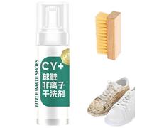 Générique Kit nettoyant pour baskets Active Foam, avec mousse nettoyante en profondeur intégrée pour baskets et semelles, pour baskets, tennis, cuir, vinyle, toile et caoutchouc (1 Pièce)