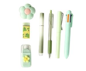 Générique Kit Papeterie Pour Filles Avec Gomme, Ruban Correcteur Et Cutter