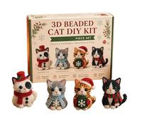 Générique Kit Perlage Animal Noël, Lot De 4 Pièces En ABS Pour Débutants