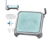 Générique Kit Pierre À Air Aquarium - Diffuseur Ultra-Microbulles Haute Oxygénation Accessoires Complets | Aérateur Nano Jade avec Tuyau Anti-Retour | Empêche Tête Aérienne Croissance Lente, 4cm