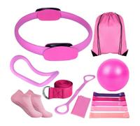 Générique Kit Pilates Maison, Ensemble De Yoga Et Pilate Femme, Pilates Essential Kit, Accessoires Entraînement À Domicile Gym Set pour Femme Enceinte, Récupération, Studio Et Entraînement À Domicile