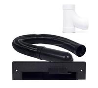 Générique Kit Ramasse Miettes Complet (3 Couleurs) pour Aspirateur Centralisé - Compatibles Toutes Marques Aspiration Centralisé - Garantie 2 Ans (Noir)