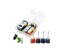 Générique Kit Recharge Cartouche, Compatible avec Canon, PG44 CL54 | PG44XL, CL54XL, Noir, Tricolore, E401, E402, E461, E471, E481(1Set with ink)