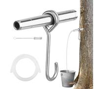 Générique Kit Récolte Seve De Bouleau, Kit D'extraction De Sirop D'Érable, Insert en Acier Inoxydable pour La Récolte De Sève D'Érable, Filtre Synthétique Réutilisable pour Le Sirop D'Érables