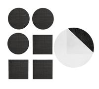 Générique Kit Réparation Trampoline - 6PCS Patch Autocollant | Patch Réparation PP Durable Trous Déchirures - Formes Carré Rond Rectangulaire RéparationSécurité Extérieur