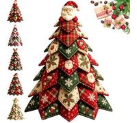 Générique Kit Sapin de Noël Patchwork DIY, Couture 3D Créative (#A)