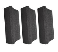 Générique Kit Soin Barbe 3 Pièces Éponges Nettoyantes pour Lavabo Brosse de Nettoyage de Barbe Noire Récupérateur de Poils Accessoires Pratiques pour Taille et Entretien du Visage