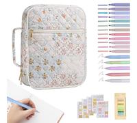 Générique Kit Studio Bibbia - Strumenti Apprendimento Con Custodia Evidenziatori Penne | Segnalibri Etichette | Studio Scritture Lettura Chiesa Organizzazione Appunti