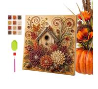 Générique Kit Tableau Perles Automnal Fleur Brillante Déco Récolte