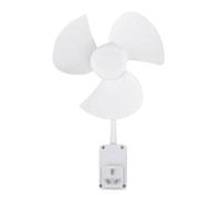 Générique Kit Ventilateur à Fiche,Gadget de Refroidissement Électrique Adaptateur Prise,Ventilateur portable à fiche - pour Dortoir, Cuisine, Appartement, Bureau, Salle de Bain, Salon