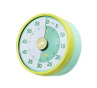 Générique Kitchen Countdown Timer - 60 Minute Wind Up Mechanical Timer | Magnetic Backing Stainless Steel Countdown Timers for Kids' Home and Classroom Activities Or Timeouts