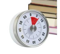 Générique Kitchen Countdown Timer - Mechanical Desk Tool, 60 Minute Accessory | Magnetic Backing Stainless Steel Device, Classroom Home Kids Activity Timeouts Clock for Cooking Management