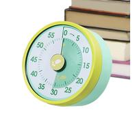 Générique Kitchen Countdown Timer - Mechanical Desk Tool, 60 Minute Accessory | Magnetic Backing Stainless Steel Device, Classroom Home Kids Activity Timeouts Clock for Cooking Management