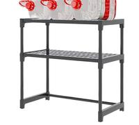 Générique Kitchen Counter Shelf, Microwave Rack, Multi-Functional Appliance Organizer, Storage Shelves for Utensils, Tableware, Pots, Pans, Seasoning Bottles, Space-Saving Design, 20.47x10.23x23.62in