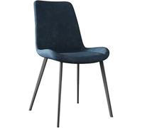 Générique Kitchen Dining Chairs,Design Home Use Counter Chair Leisure Backrest Nail Art Make up Negotiate Meeting(Blue)