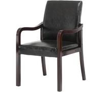 Générique Kitchen Dining Chairs,Wooden Legs Backrest Chair Home Use Study with Armrests Leisure Hotel