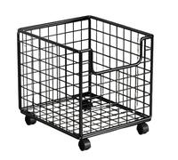 Générique Kitchen Rolling Cart, Adjustable Floor Organizers, 11.02x17.32in 360 Degree Rotating, Portable Organizer, Snack Storage Set for Kitchens Pantry, Laundry, Bathroom, Vegetable, Fruit