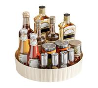 Générique Kitchen Seasoning Organizer - Rotating Rack System, Multifunction Condiment Storage Turntable Stand, Kitchen Jar Holder Display Shelf, Space Saving Seasoning Organizer For Home Accessory