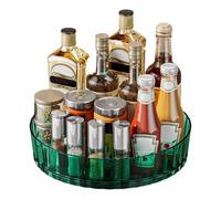 Générique Kitchen Seasoning Organizer - Rotating Rack System, Multifunction Condiment Storage Turntable Stand, Kitchen Jar Holder Display Shelf, Space Saving Seasoning Organizer For Home Accessory