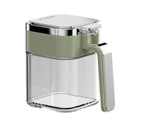 Générique Kitchen Seasoning Pot - 350ml Glass Jar With Spoon And Lid