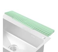 Générique Kitchen Sink Splash Guard - Sink Water Splash Guard | 22.8 x 4.9 inch Silicone Drying Mat for Counter | Foldable Drainage Pad for Bathroom, Farmhouse, RV, Prevents Moisture