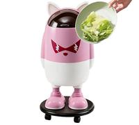 Générique Kitchen Trash Can,with Lid Anti-Tip Large Capacity - Garbage Bin Kitchen Accessories | for Home Decor Office Farmhouse Hotel Dorm Restaurant Camping Outdoor Road Trip
