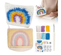 Générique Kits de Crochet à Bouclettes pour - Trousse À Crayons Avec Outils Et Accessoires Pour Le Crochetage - Pour Projets Créatifs | Pour, Adolescents, Débutants, Adultes,