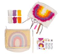 Générique Kits De Crochet À Pour,Set d'Outils pour le Crochet avec Trousse à Crayons | Kit de Loisir Créatif au - Pour Adolescents Adultes Maison Atelier Loisirs Créatifs