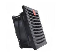 Générique Kits de filtres de Ventilateur d'armoire de boîtier 803, 150 * 150mm avec Ventilateur de Refroidissement 120mm X 38mm AC EC 115V 230V DC 12V 24V, étanche à la poussière(Black DC24V)