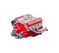 Générique Kits de modèle de moteur à petit bloc V8, miniature du moteur, ornement de modèle V8, miniature entièrement fonctionnelle, corps en résine de précision, parfait pour l'atelier, garage