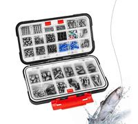 Générique Kits De Pêche pour Adultes,Outillage pour Le Pêcheur - Coffret de Matériel de Pêche en Mer,pour Poisson-Chat, Marigane, Achigan, Truite, Eau Salée, Kayak, Camping et Randonnée Sac À Dos