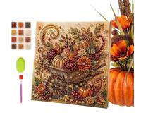 Générique Kits De Perles Peinture Automnale Fleur De Décorative De Récolte