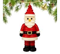 Générique Kits d'ornement d'arbre de Noël Bouton - Accessoires d'atmosphère Festive, kit d'ornnement de Neige | Décorations de Vacances Amusantes pour la pelouse de la pelouse Porche de Patio Courté